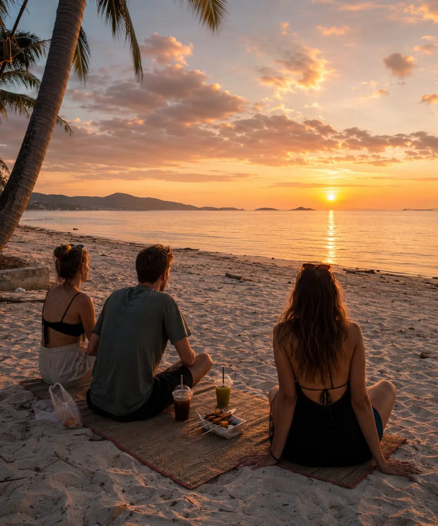 Ko Samui on a Budget: How to Enjoy the Island Without Breaking the Bank 7 Free sunset experience near Nathon on Ko Samui