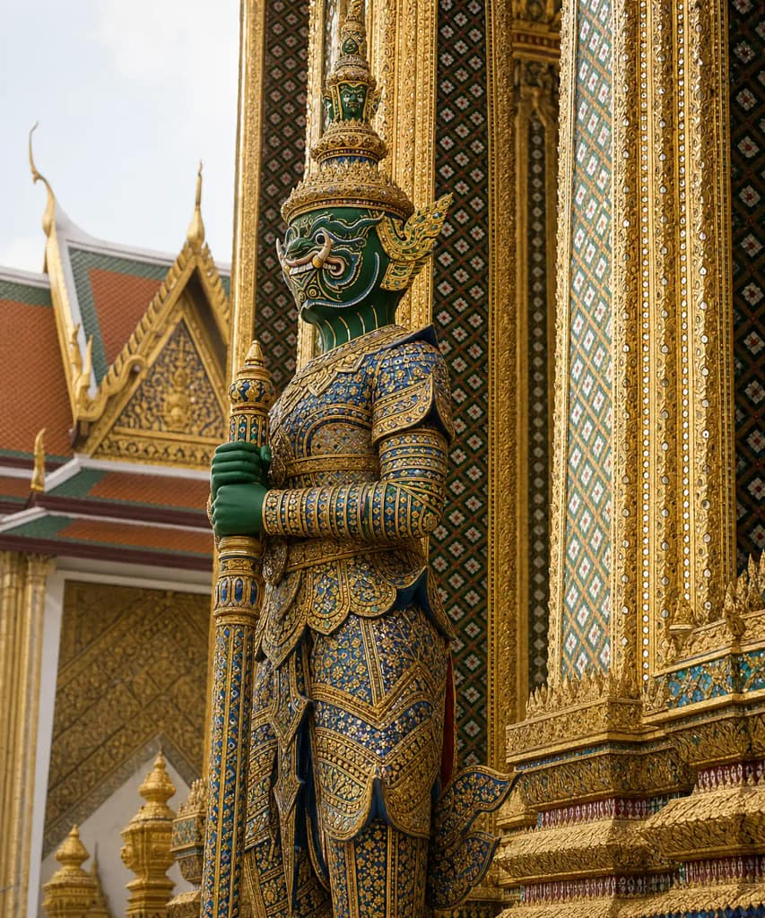 1st Time Visiting Bangkok Old City: Everything You Need to Know 14 Ornate details inside the Grand Palace Bangkok