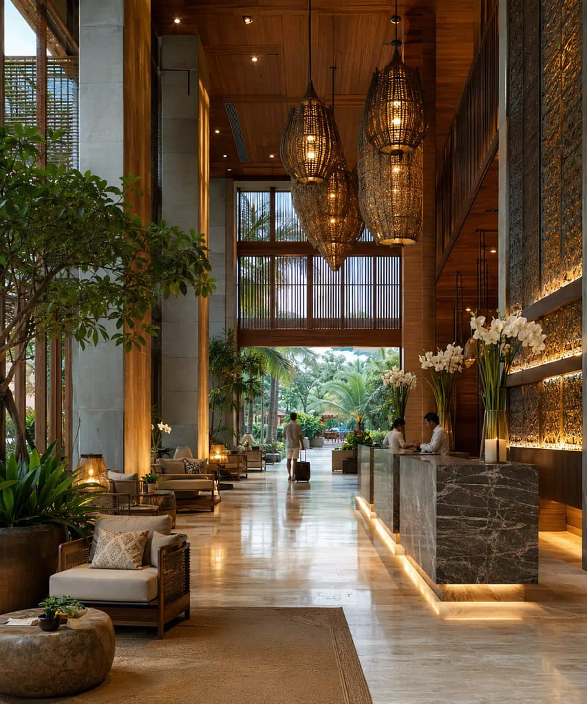 Amari Pattaya: Is This 5-Star Hotel Worth the Money? 5 Five-Star Pattaya Hotel Experience Elegant luxury hotel lobby with tropical styling in Pattaya