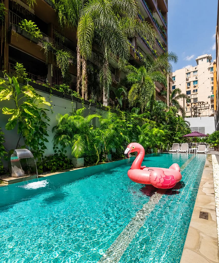 WOOVO Phuket Patong Review: Rooms, Pool & Location 4 The pool is one of WOOVO Phuket Patong's most photogenic features