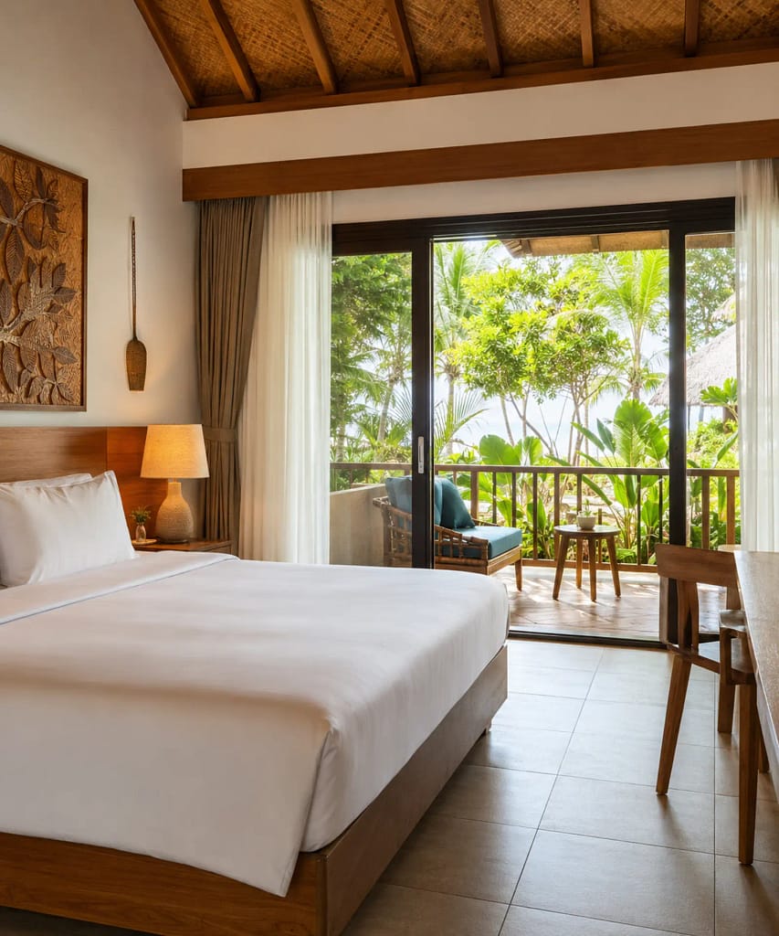 Hotel and Beach Bungalow at Lanta Resort Review 6 Koh Lanta Tropical Bungalow Room