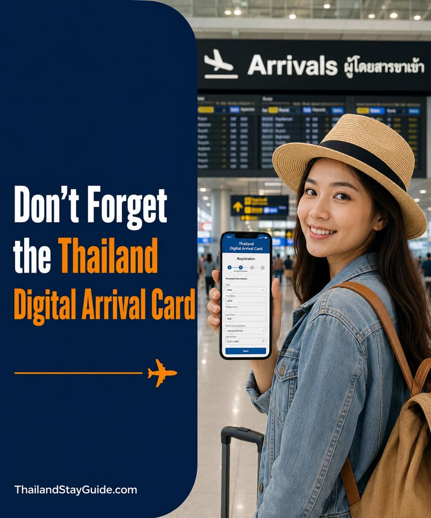 Thailand Visa Rules Are Changing: What You Need to Know as of August 2026 6 dont-forget-the-thailand-digital-arrival-card