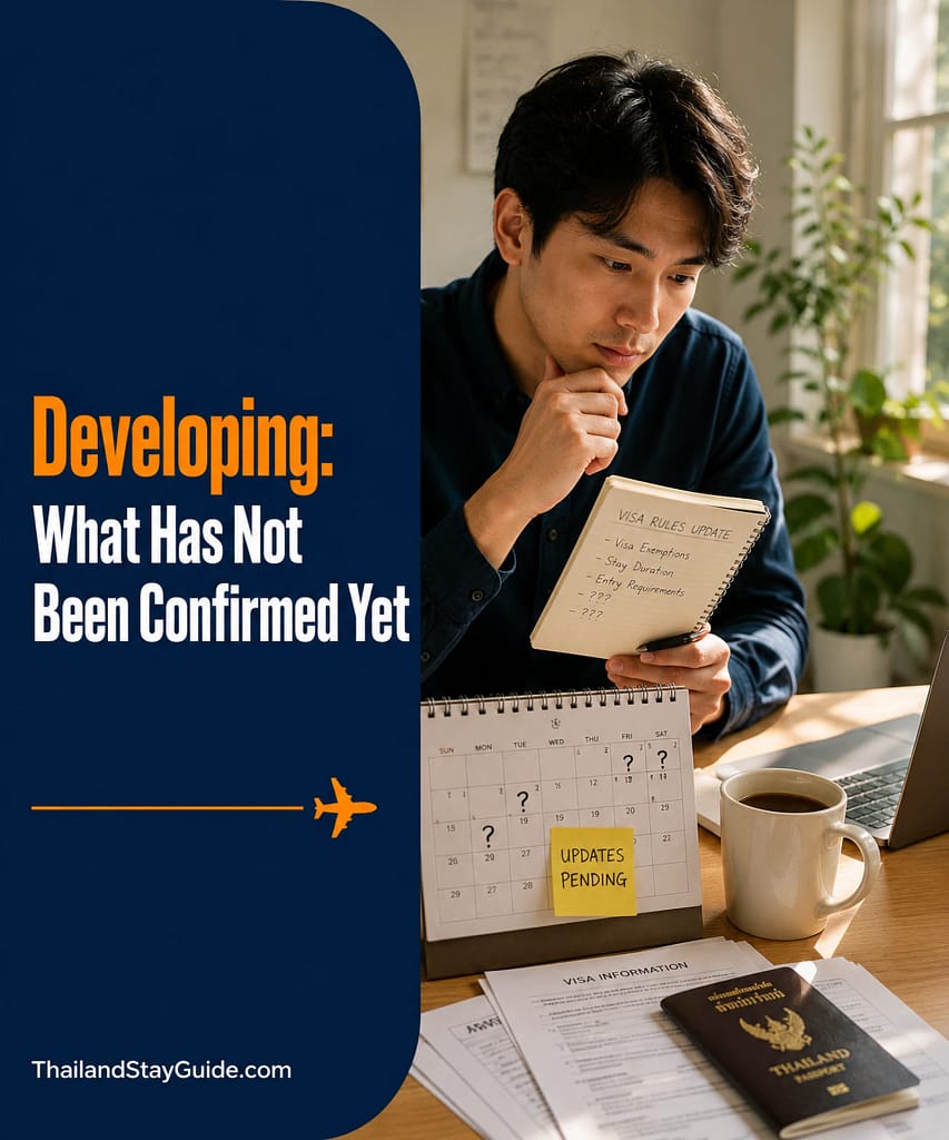 Thailand Visa Rules Are Changing: What You Need to Know as of August 2026 10 developing-what-has-not-been-confirmed-yet