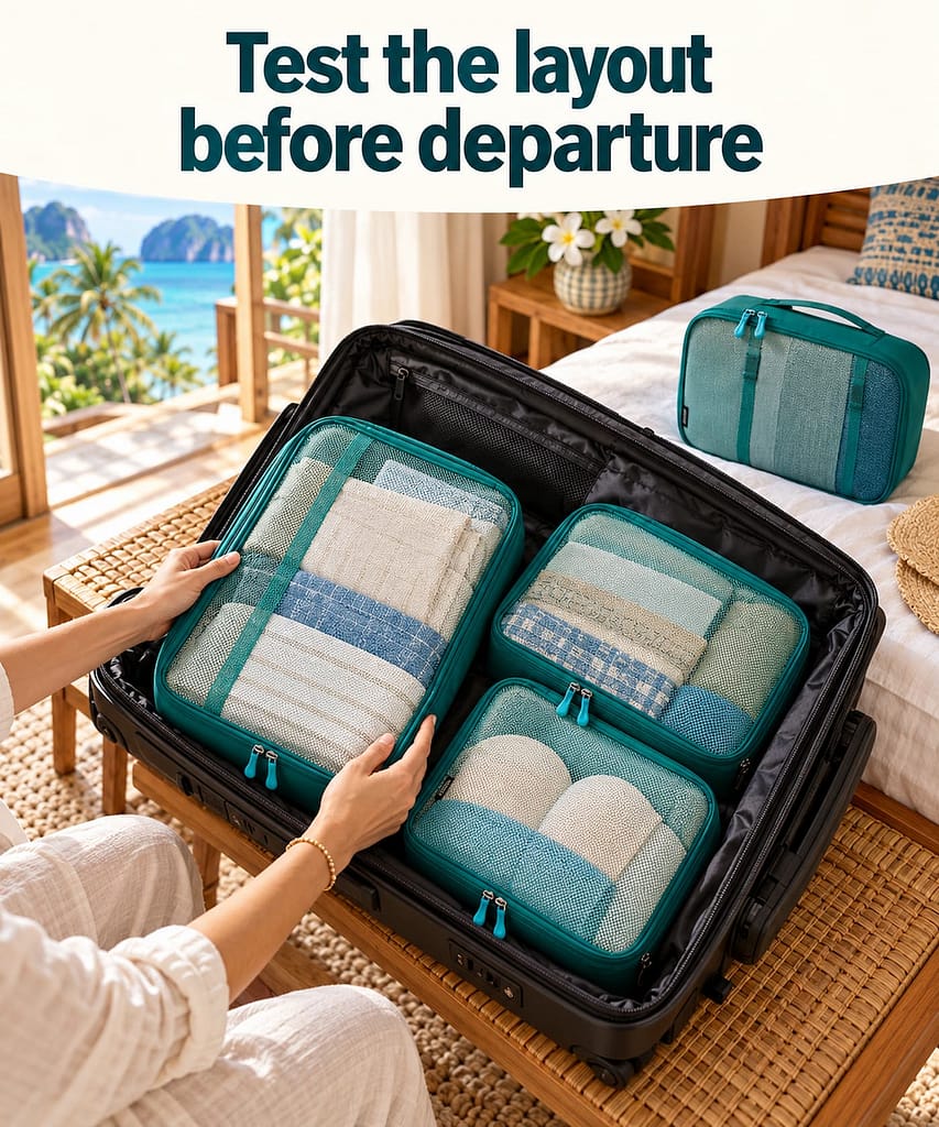 BAGAIL Packing Cubes: A Practical Guide for Thailand Travel 9 Test the layout before departure