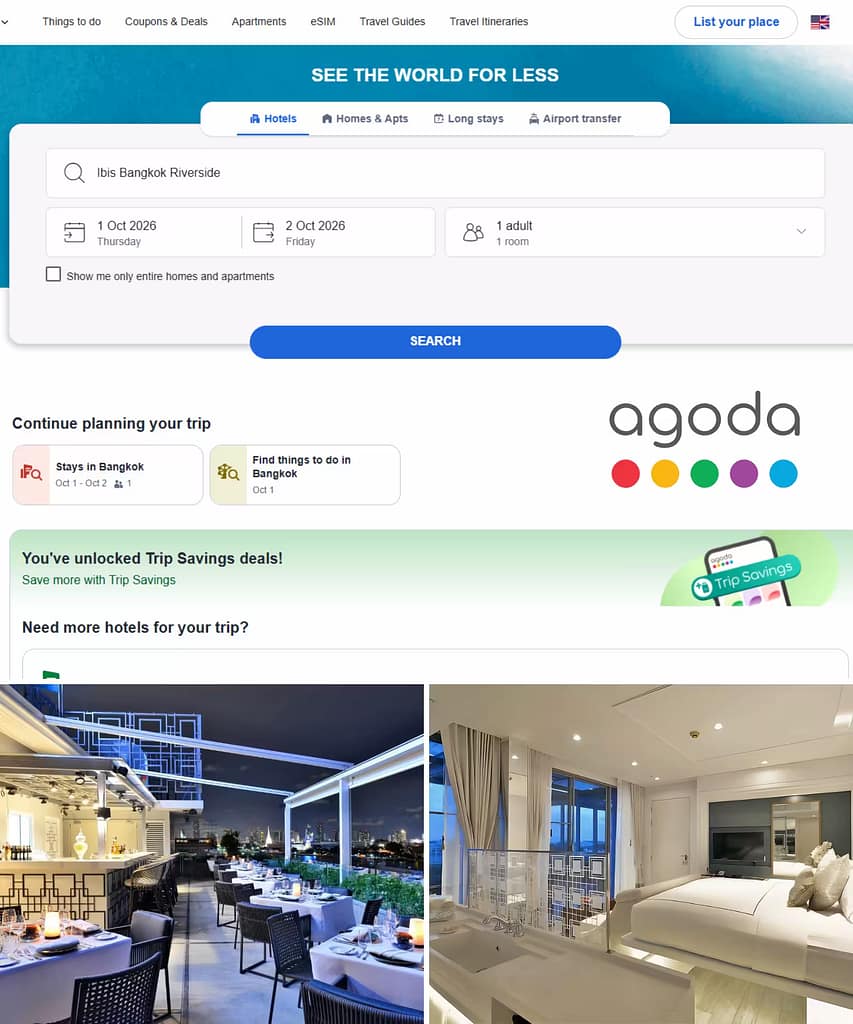 Thailand Travel Apps: 12 The Best Apps For Your Trip 5 Accommodation Agoda