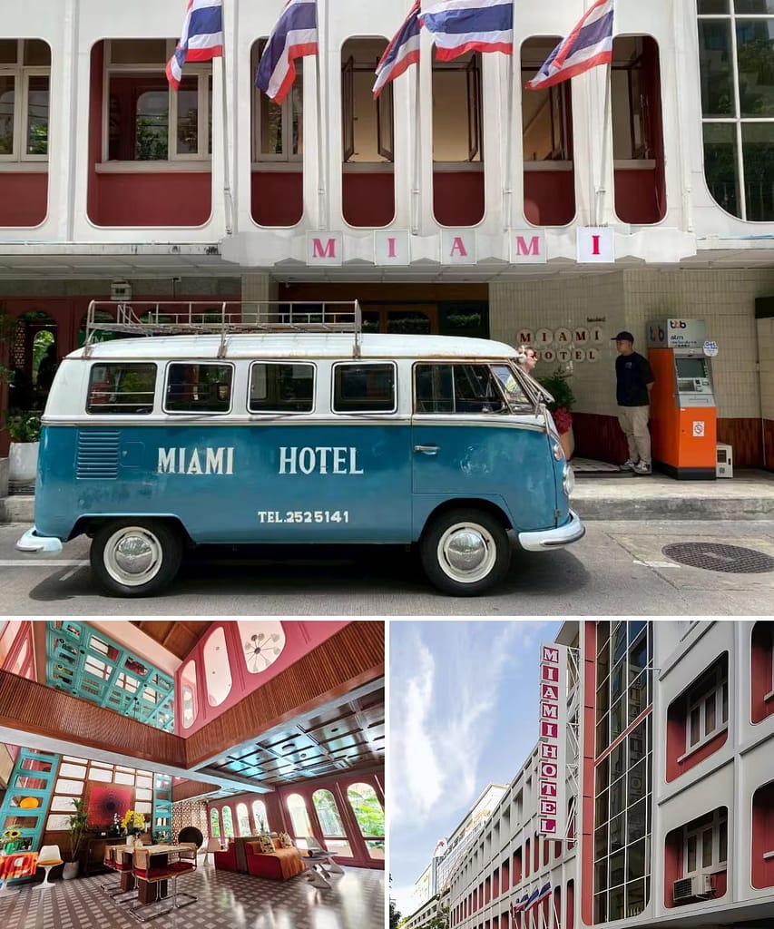 Miami Hotel Bangkok Review, Near Soi Cowboy? 5 Miami Hotel Bangkok exterior and entrance