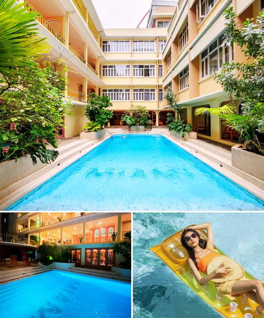 Miami Hotel Bangkok Review, Near Soi Cowboy? 8 Miami Hotel Bangkok outdoor swimming pool