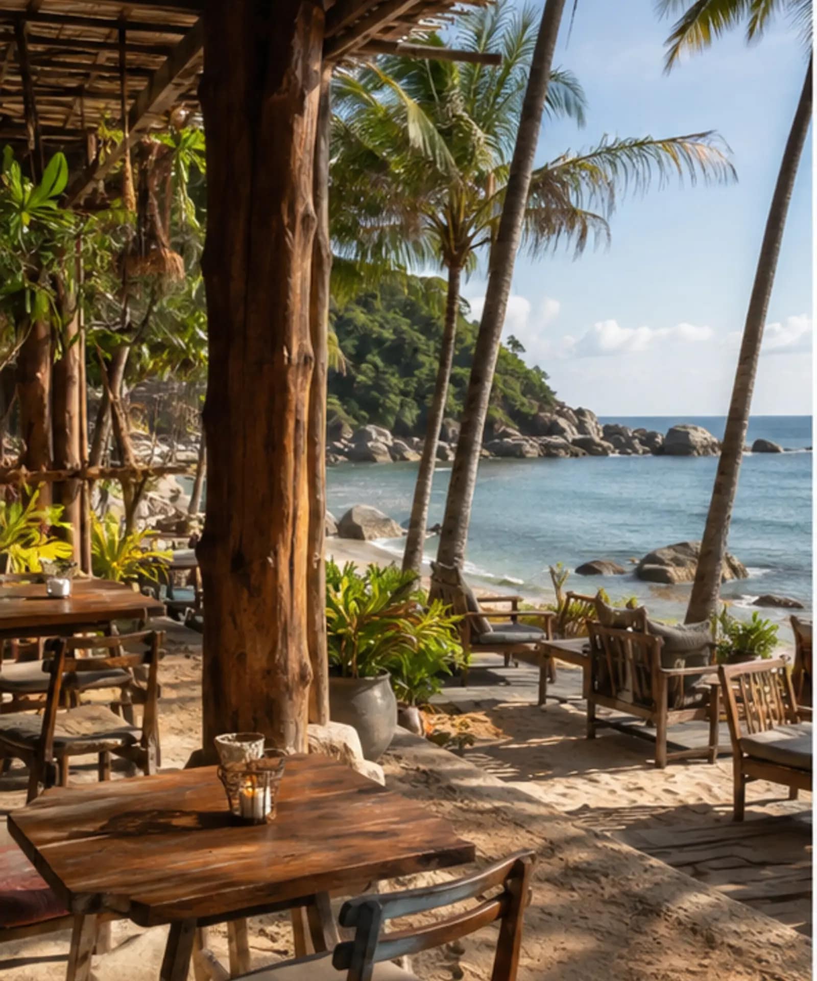 10 Best Restaurants in Koh Phangan for First-Time Visitors 35 Beachfront setting at SeaTara Restaurant Koh Phangan