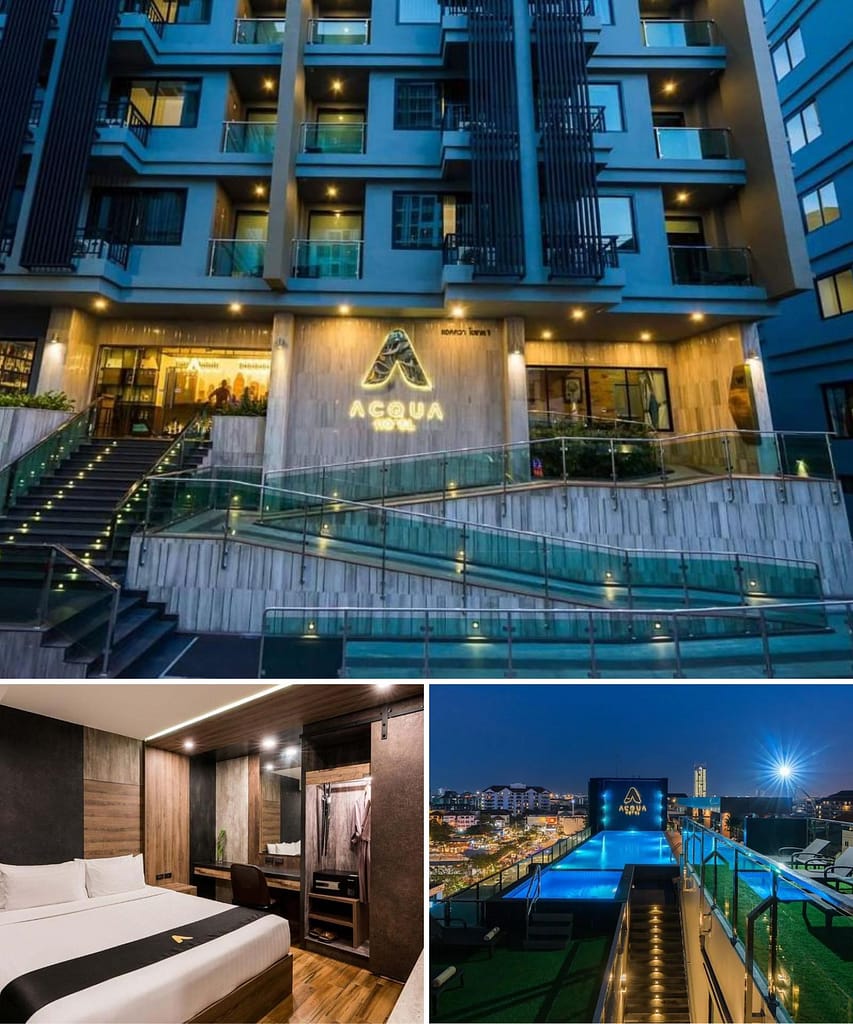 10 Best Hotels Near Soi Buakhao Pattaya 8 Acqua Hotel, Best Rooftop Pool Near Second Road