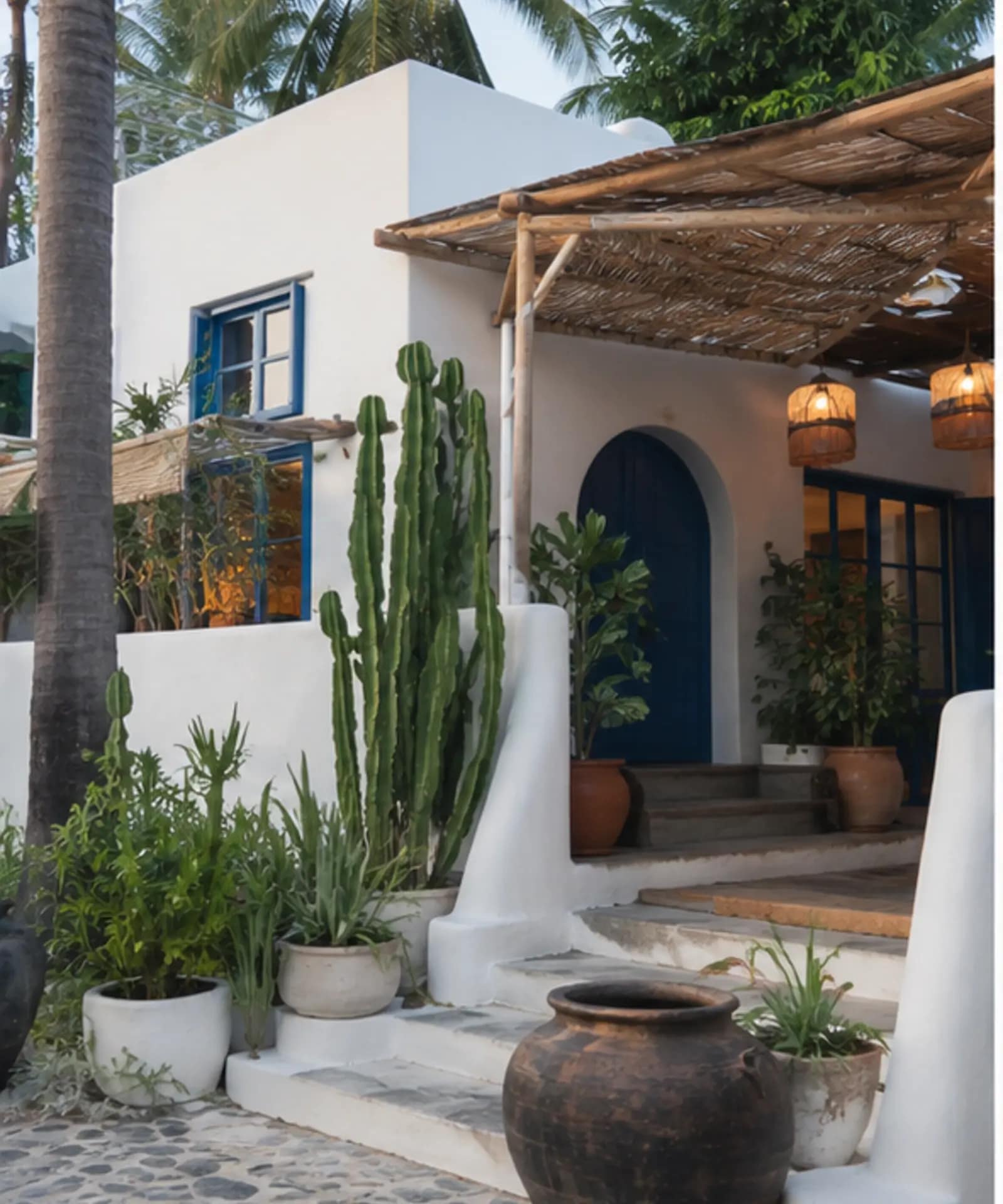 10 Best Restaurants in Koh Phangan for First-Time Visitors 30 Mediterranean style exterior representing BASIL Koh Phangan