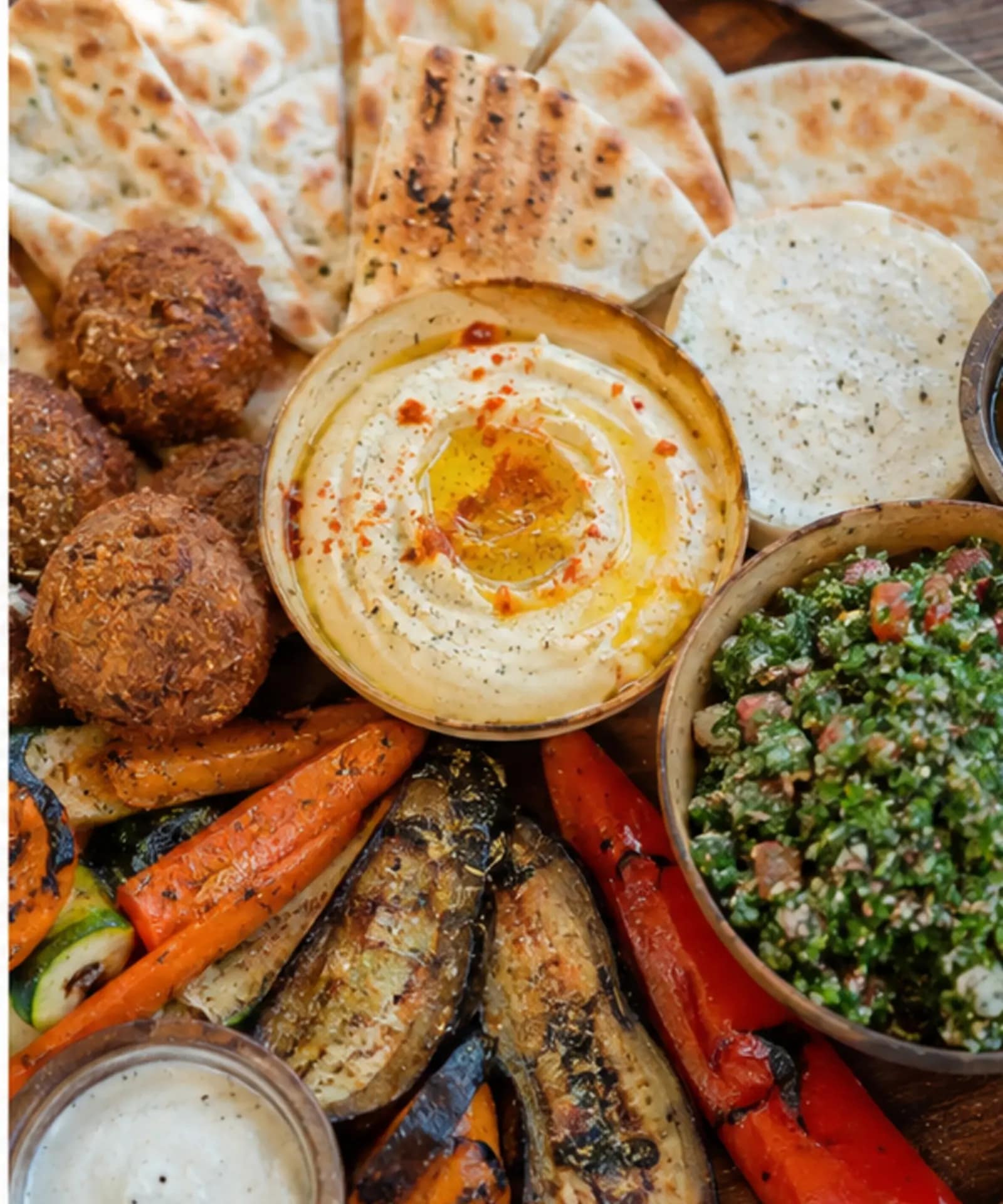 10 Best Restaurants in Koh Phangan for First-Time Visitors 37 Middle Eastern sharing platter at SeaTara Koh Phangan