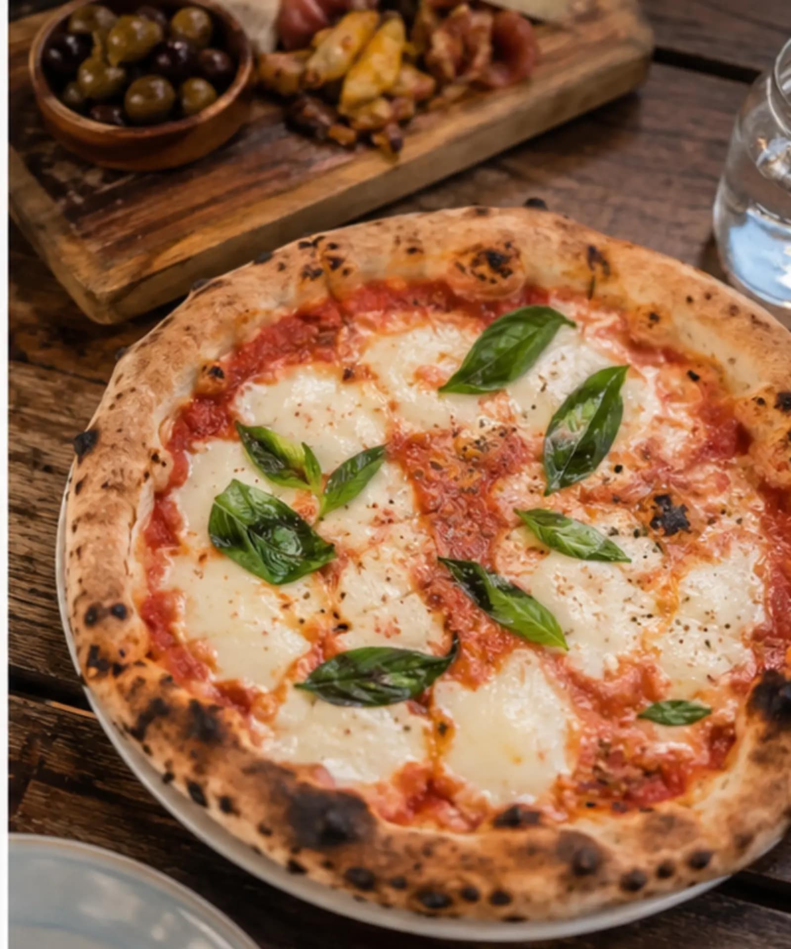 10 Best Restaurants in Koh Phangan for First-Time Visitors 42 Margherita pizza and antipasti at La Terrazza Koh Phangan