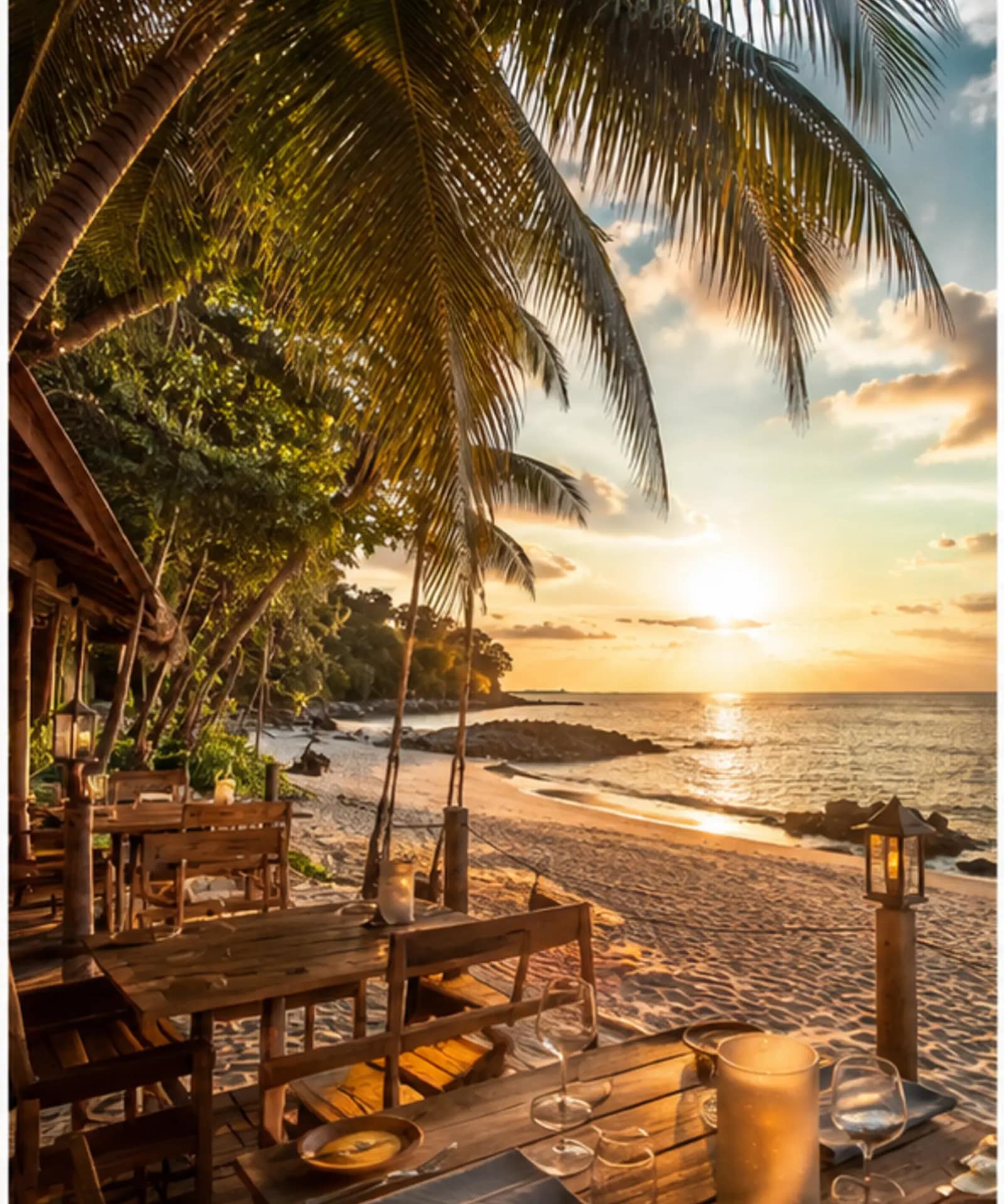 10 Best Restaurants in Koh Phangan for First-Time Visitors 51 Sunset terrace at Beach Garden Koh Phangan